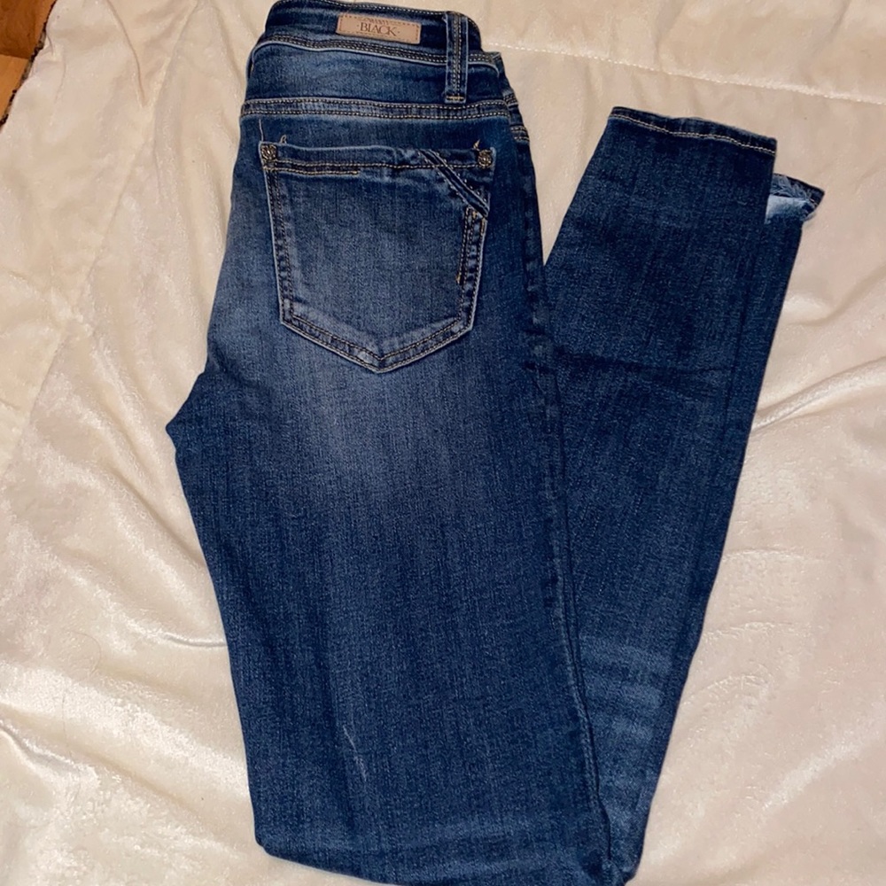 Buckle Black Ankle Jeans